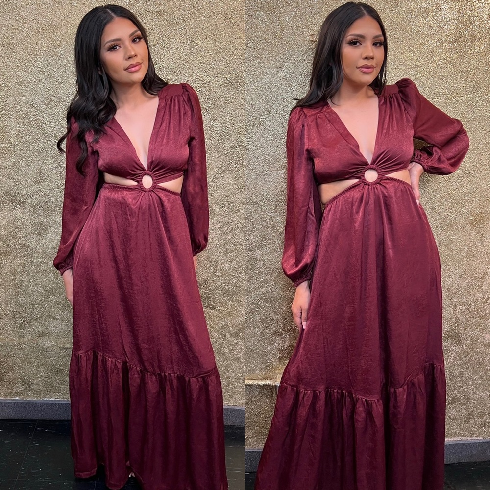 Maxi Cut Put Dress